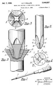 Phillips Screw Driver Patent 2046837