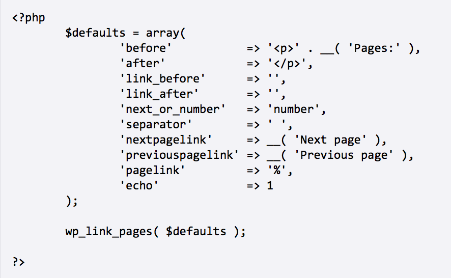 how to add pagination in wordpress posts