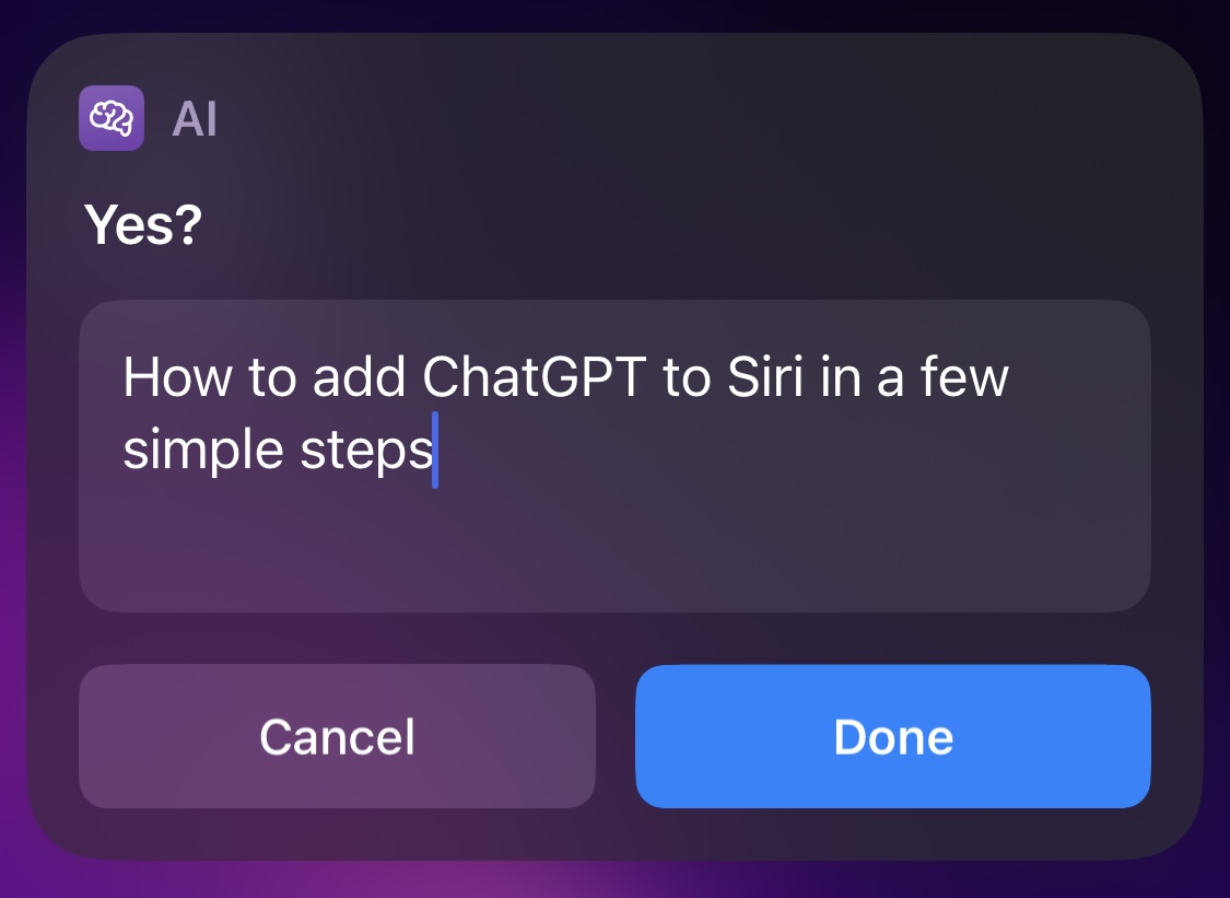 How to Use ChatGPT with Siri on iPhone (2023 Guide)